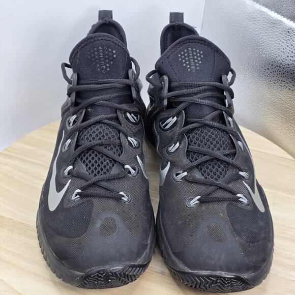 Nike Mens Zoom Hyperrev 2015 705370-001 Black Running Shoes Sneakers Size 11 - Picture 4 of 9